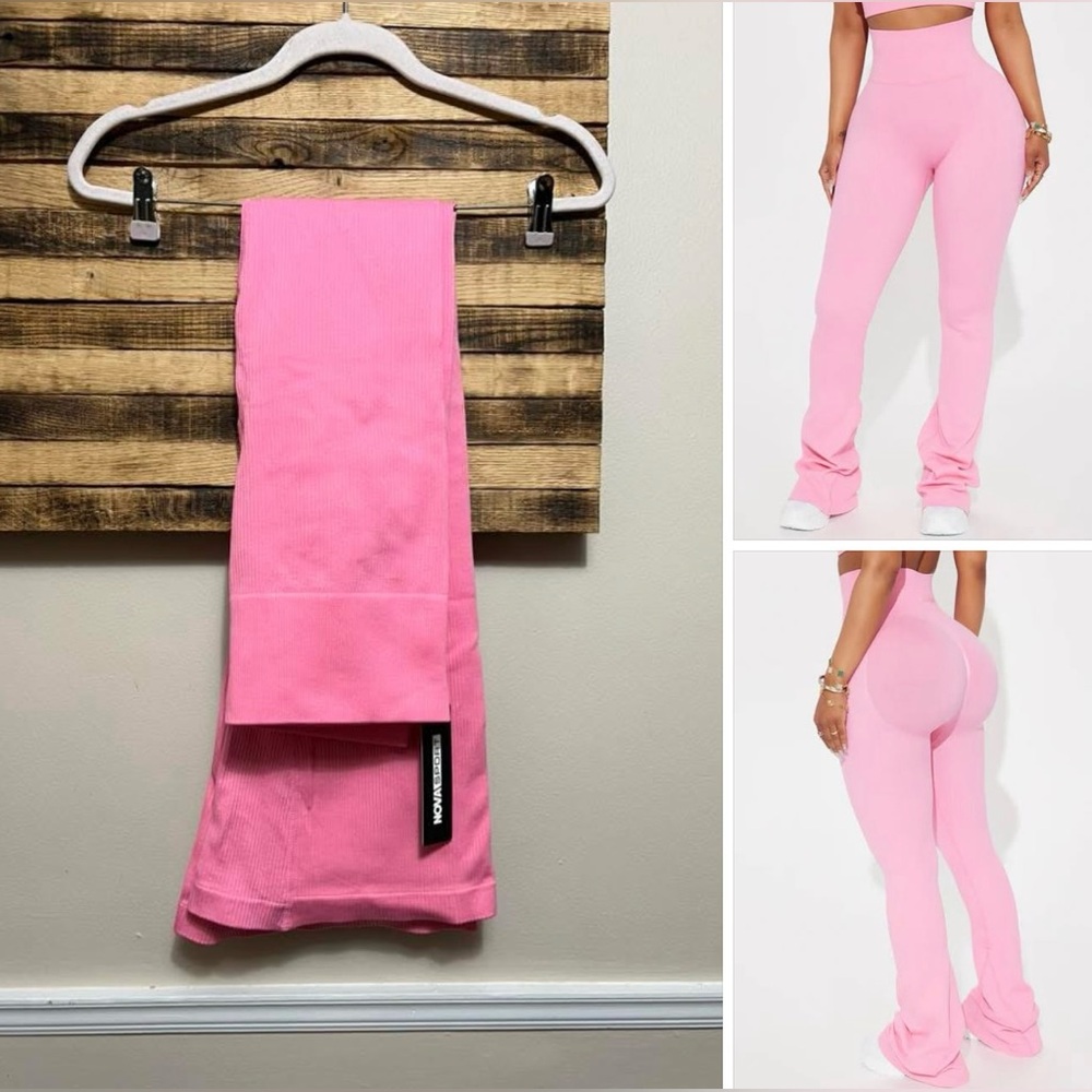 NWT Fashion Nova Beach Body Effortless Seamless Active Yoga Pant